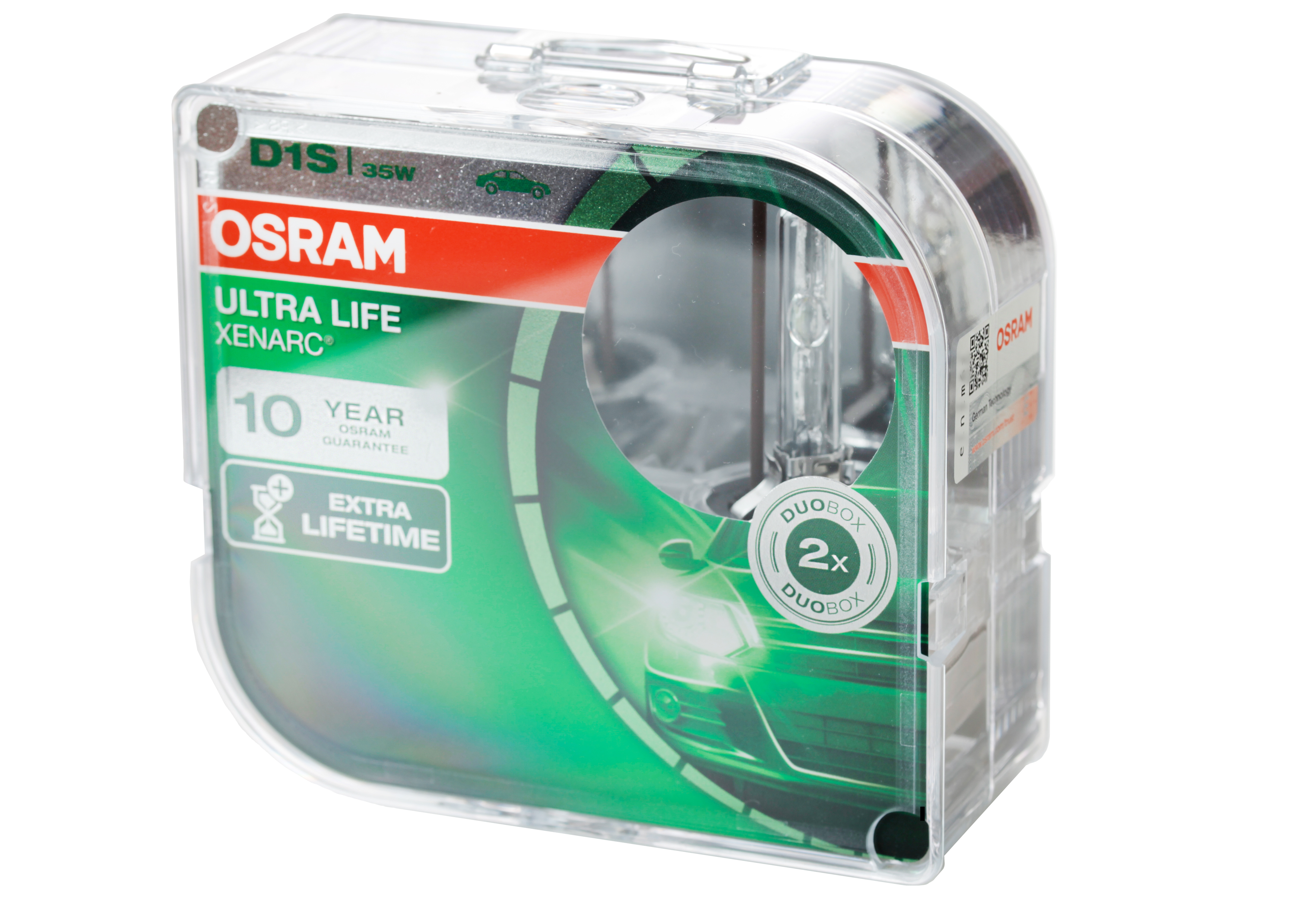 Osram D1S 66140 ULT XENARC® ULTRA LIFE Extra Lifetime DuoBox (2 Stück), LKW Beleuchtung
