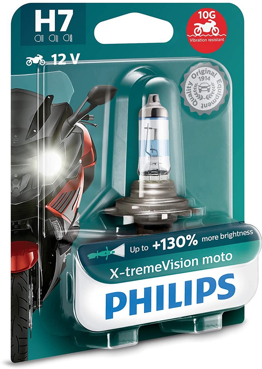 Philips H4 12342 X-treme Vision Pro150% Scheinwerfer-Halogen Lampen Duo Box  (2 Stück)