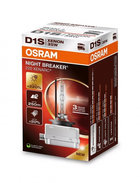 Osram D1S Night Breaker 220 Xenon Scheinwerferlampe +220%