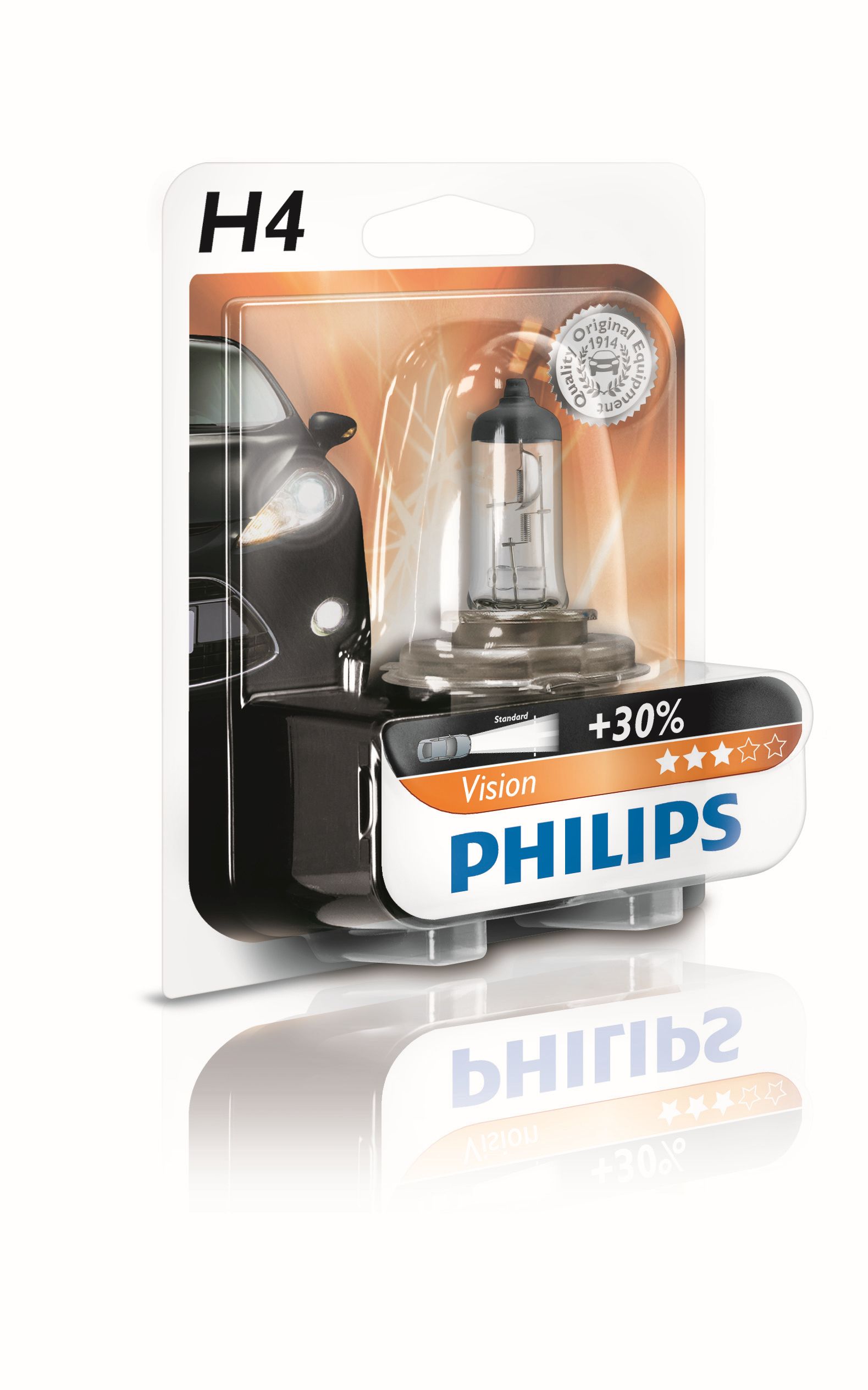 Philips H4 12342 PRB1 Vision +30% Halogen Lampe