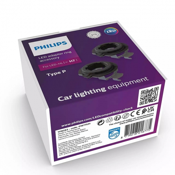 Philips Adapter Ring für Ultinon Pro6000 H7 LED mit Straßenzulassung Type P